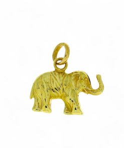 Star juwelier | Gouden Hanger Olifant 14 karaats | Nu te koop bij 14Karaats.nl | 10001091-Pendants