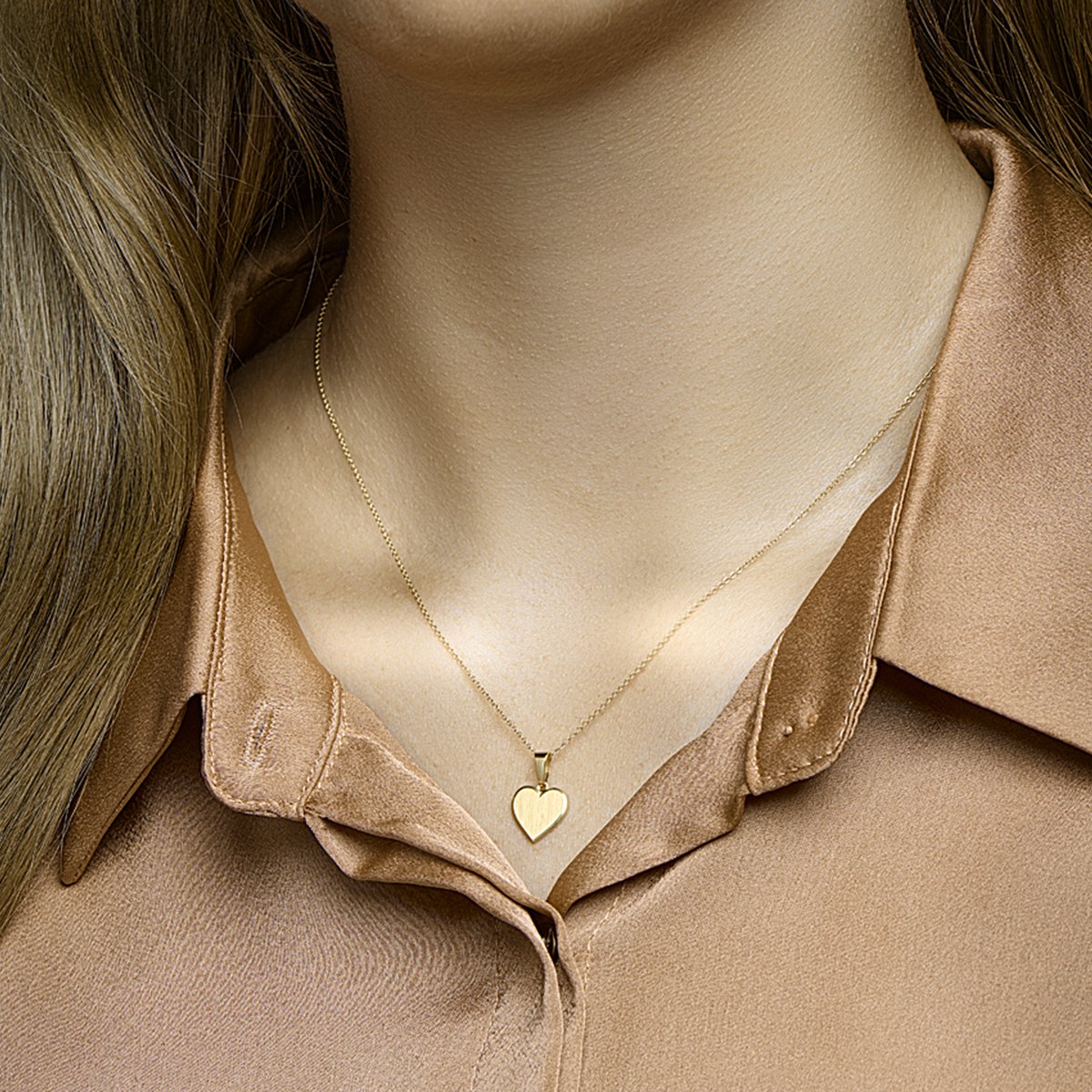 Sense Jewelry | Graveerhartje Poli/mat | Koop bij 14Karaats.nl Sense Jewelry | Graveerhartje Poli/mat | Nu te koop bij 14Karaats.nl | 10001091-Pendants