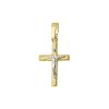 The Jewelry Collection | The Jewelry Collection Hanger Kruis Corpus - Goud | Nu te koop bij 14Karaats.nl | 10001091-Pendants