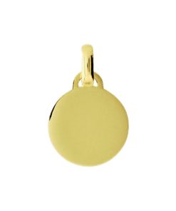 The Jewelry Collection | The Jewelry Collection Graveerhanger - Goud | Nu te koop bij 14Karaats.nl | 10001091-Pendants