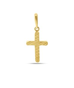 Silventi | Silventi 9NBSAM-G230306 Gouden Kruis Bewerkt - 12