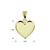 Sense Jewelry | Graveerhartje | Nu te koop bij 14Karaats.nl | 10001091-Pendants