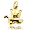 Zwartevalk | Juwelier Zwartevalk 14 karaat gouden kitten hanger - 14.101.134 | Nu te koop bij 14Karaats.nl | 10001091-Pendants