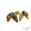 Scratched | SCRATCHED GOLD oorknoppen blaadjes citrien | Nu te koop bij 14Karaats.nl | 10001087-Earrings/Body-piercing Jewellery