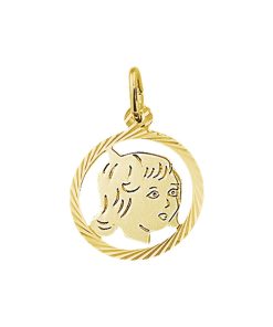 Its-Beautiful | Huiscollectie Gouden Bedel meisje 4018363 | Nu te koop bij 14Karaats.nl | 10001091-Pendants