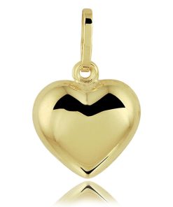 Zwartevalk | Juwelier Zwartevalk 14 karaat gouden hart hanger - 14.102.074 | Nu te koop bij 14Karaats.nl | 10001091-Pendants