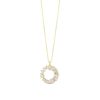 Star juwelier | Gouden Ketting Rond Fantasie Hanger 14 karaats 42 cm | Nu te koop bij 14Karaats.nl | 10001091-Pendants