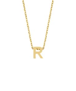 New Bling | New Bling 9NBG-912E Gouden Kubus met Letter E - 3