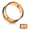 LMPiercings NL | 4 mm double flared tunnels rose gold plated | Nu te koop bij 14Karaats.nl | 10001087-Earrings/Body-piercing Jewellery