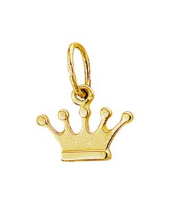 Its-Beautiful | Dutch Jewel Geelgouden hanger - Kroontje | Nu te koop bij 14Karaats.nl | 10001091-Pendants