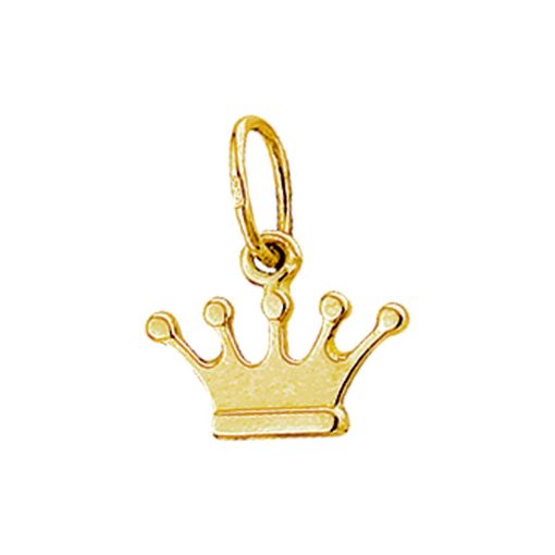 Its-Beautiful | Dutch Jewel Geelgouden hanger - Kroontje | Nu te koop bij 14Karaats.nl | 10001091-Pendants