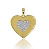 Zwartevalk | Juwelier Zwartevalk 14 karaat gouden hartje hanger - 14.235 | Nu te koop bij 14Karaats.nl | 10001091-Pendants