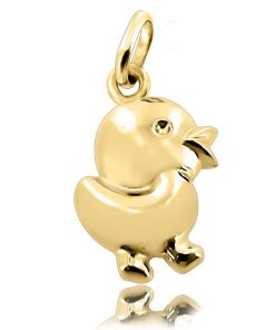 Zwartevalk | Juwelier Zwartevalk 14 karaat gouden baby eendje hanger - 14.101.132 | Nu te koop bij 14Karaats.nl | 10001091-Pendants