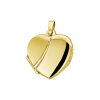 Sense Jewelry | Medaillon Hart Poli/mat | Nu te koop bij 14Karaats.nl | 10001091-Pendants