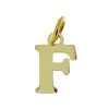 Star juwelier | Goud Hanger Letter F 14 karaats | Nu te koop bij 14Karaats.nl | 10001091-Pendants