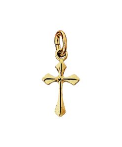 Kasius | Trendjuwelier huiscollectie 4005420 Gouden bedel kruis | Nu te koop bij 14Karaats.nl | 10001091-Pendants