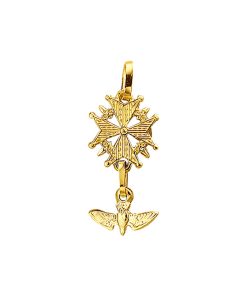 Sense Jewelry | Hanger Hugenoot Kruis Massief | Nu te koop bij 14Karaats.nl | 10001091-Pendants
