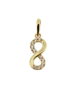 Its-Beautiful | hanger infinity zirkonia | Nu te koop bij 14Karaats.nl | 10001091-Pendants