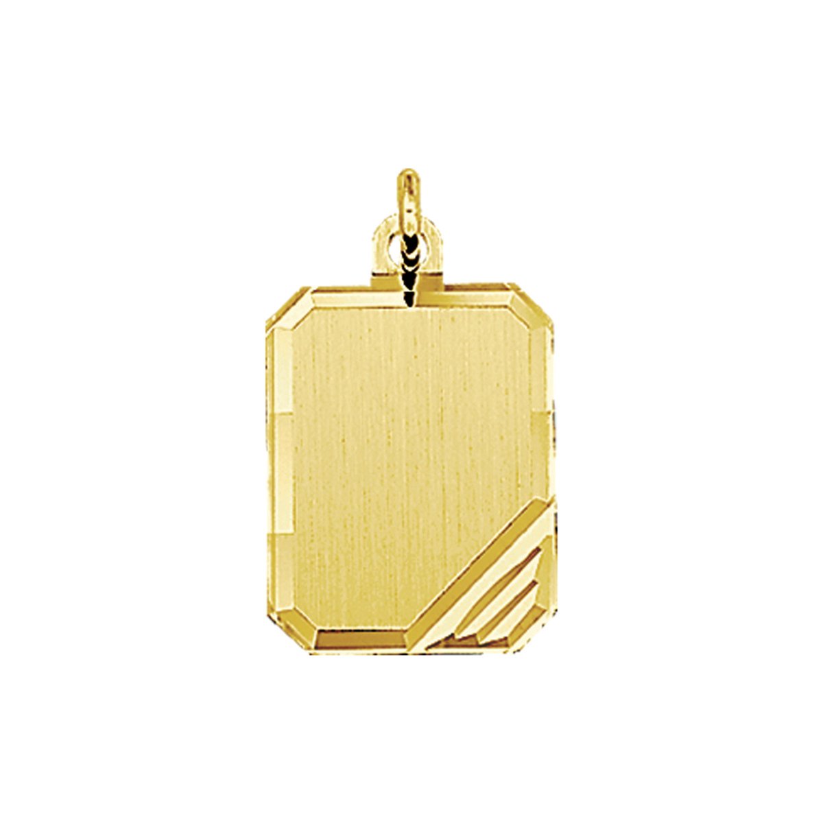 Sense Jewelry | Graveerhanger Mat Gediamanteerd | Koop bij 14Karaats.nl Sense Jewelry | Graveerhanger Mat Gediamanteerd | Nu te koop bij 14Karaats.nl | 10001091-Pendants