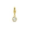Its-Beautiful | Slotbedel Met Geboortesteen 14K Geelgoud | Nu te koop bij 14Karaats.nl | 10001091-Pendants
