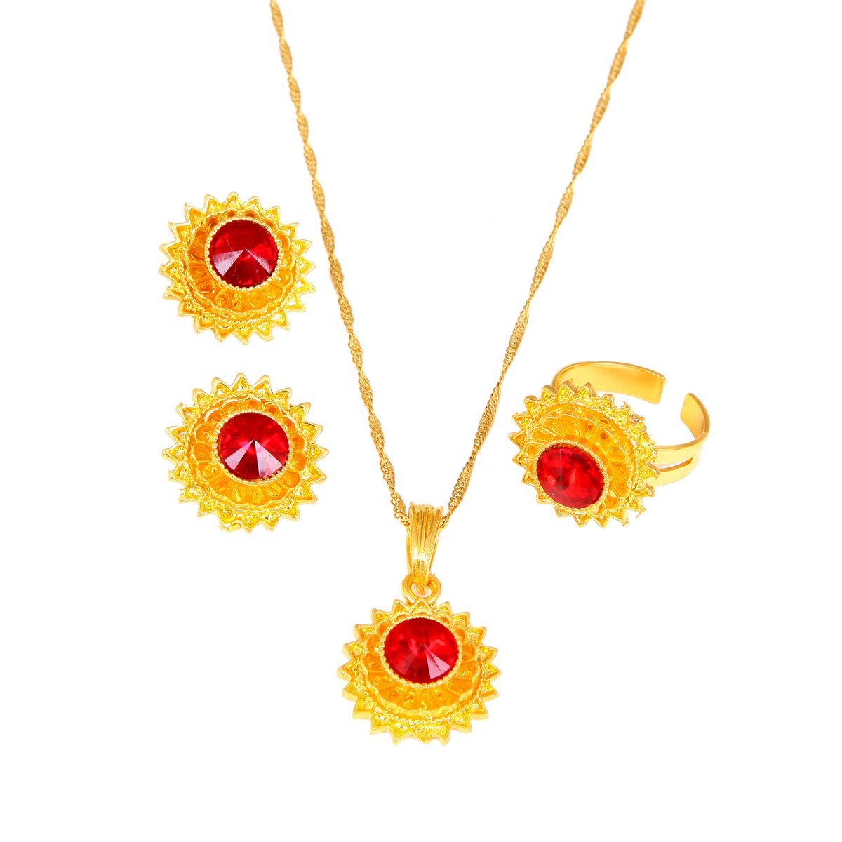 Abino.nl | Ethiopische en Eritrese gouden kleur oorbellen hanger ring traditionele Afrikaanse Habesha vrouwen sieraden | Koop bij 14Karaats.nl Abino.nl | Ethiopische en Eritrese gouden kleur oorbellen hanger ring traditionele Afrikaanse Habesha vrouwen sieraden | Nu te koop bij 14Karaats.nl | 10001091-Pendants