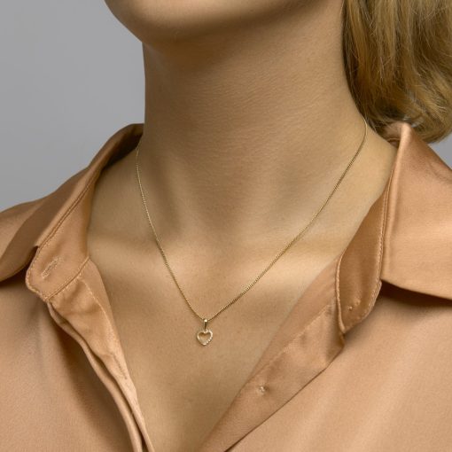 Sense Jewelry | Hanger Hart Zirkonia | Nu te koop bij 14Karaats.nl | 10001091-Pendants