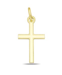 Zwartevalk | Juwelier Zwartevalk 14 karaat gouden kruis hanger - 14.276 | Nu te koop bij 14Karaats.nl | 10001091-Pendants