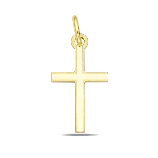 Zwartevalk | Juwelier Zwartevalk 14 karaat gouden kruis hanger - 14.276 | Nu te koop bij 14Karaats.nl | 10001091-Pendants