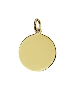 The Jewelry Collection | The Jewelry Collection Graveerhanger - Goud | Nu te koop bij 14Karaats.nl | 10001091-Pendants