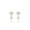 Marie-Celeste | Marie-Celeste Oorhangers Zirkonia - Goud | Nu te koop bij 14Karaats.nl | 10001087-Earrings/Body-piercing Jewellery
