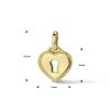 Sense Jewelry | Hanger Hart En Slot | Nu te koop bij 14Karaats.nl | 10001091-Pendants