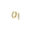 Sense Jewelry | Klapoorringen Zirkonia | Nu te koop bij 14Karaats.nl | 10001087-Earrings/Body-piercing Jewellery