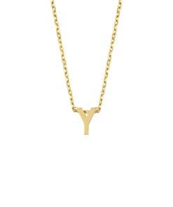 New Bling | New Bling 9NBG-912J Gouden Kubus met Letter J - 3