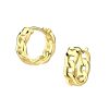 JYC | Joy|S - Zilveren oorringen gourmet schakel - 11 mm - gold plated | Nu te koop bij 14Karaats.nl | 10001087-Earrings/Body-piercing Jewellery