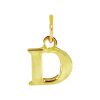 Star juwelier | Goud Hanger Letter D 14 karaats | Nu te koop bij 14Karaats.nl | 10001091-Pendants