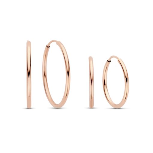 Isabel Bernard | Isabel Bernard Cadeau d'Isabel Dames oorringenGiftsetOorbellen Goud - Roségoudkleurig | Nu te koop bij 14Karaats.nl | 10001388-Jewellery Variety Packs