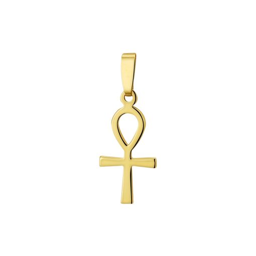 Marie-Celeste | Marie-Celeste Hanger Ankh Kruis - Goud | Nu te koop bij 14Karaats.nl | 10001091-Pendants