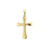 The Jewelry Collection | The Jewelry Collection Hanger Kruis - Geelgoud (14 Krt.) | Nu te koop bij 14Karaats.nl | 10001091-Pendants