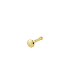 Its-Beautiful | Kogel Neusknopje Rond 14K Geelgoud | Nu te koop bij 14Karaats.nl | 10001087-Earrings/Body-piercing Jewellery