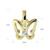 Sense Jewelry | Hanger Vlinder Zirkonia | Nu te koop bij 14Karaats.nl | 10001091-Pendants