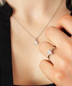 senay diamonds and gold | Manifesto Set WitGoud 18Karaat | Diamant 18 35ct G VS1 / Elegante WitGouden Set | Collier en Ring /Cadeau Voor Vrouw | Nu te koop bij 14Karaats.nl | 10001388-Jewellery Variety Packs