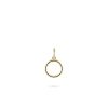 Jewels Inc. | Gisser Jewels - Hanger excl. Collier - Rond Glad - 15mm x 10mm - 10mmØ - 14 Karaat Geelgoud | Nu te koop bij 14Karaats.nl | 10001091-Pendants