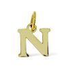 Star juwelier | Goud Hanger Letter N 14 karaats | Nu te koop bij 14Karaats.nl | 10001091-Pendants