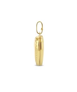 Sense Jewelry | Medaillon Hart Bolletjes | Nu te koop bij 14Karaats.nl | 10001091-Pendants