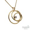 Scratched | SCRATCHED GOLD hanger briljant | Nu te koop bij 14Karaats.nl | 10001091-Pendants