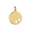 Sense Jewelry | Graveerhanger Voeten Poli/mat | Nu te koop bij 14Karaats.nl | 10001091-Pendants
