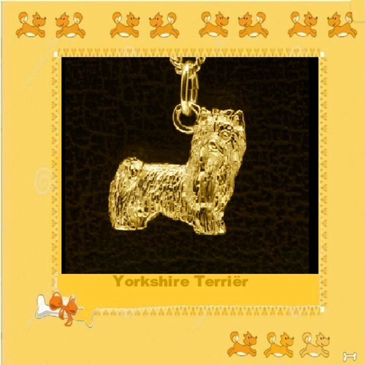 Hetty'S | Hetty'S - Goldplated zilveren - Yorkshire terriër hanger met collier (45-50 cm) – Maat 16-18 mm | Koop bij 14Karaats.nl Hetty'S | Hetty'S - Goldplated zilveren - Yorkshire terriër hanger met collier (45-50 cm) – Maat 16-18 mm | Nu te koop bij 14Karaats.nl | 10001091-Pendants