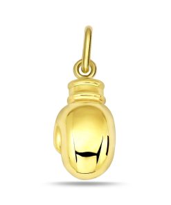 Zwartevalk | Juwelier Zwartevalk 14 karaat gouden bokshandschoen hanger - 14.288 | Nu te koop bij 14Karaats.nl | 10001091-Pendants