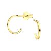 JYC | Joy|S - Zilveren oorringen stud - 0.13 / 10 mm - gold plated | Nu te koop bij 14Karaats.nl | 10001087-Earrings/Body-piercing Jewellery