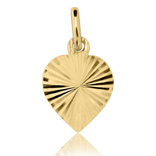 Zwartevalk | Juwelier Zwartevalk 14 karaat gouden hart hanger - 14.101.140 | Nu te koop bij 14Karaats.nl | 10001091-Pendants